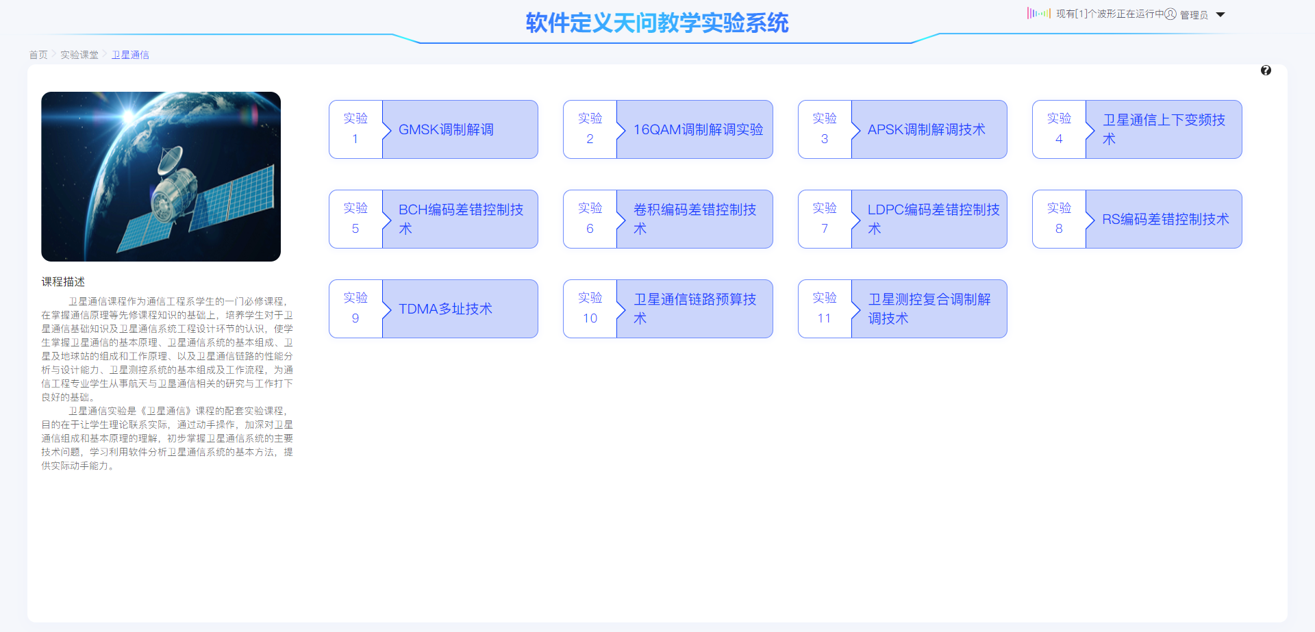 《卫星通信》实验课程 图片 2