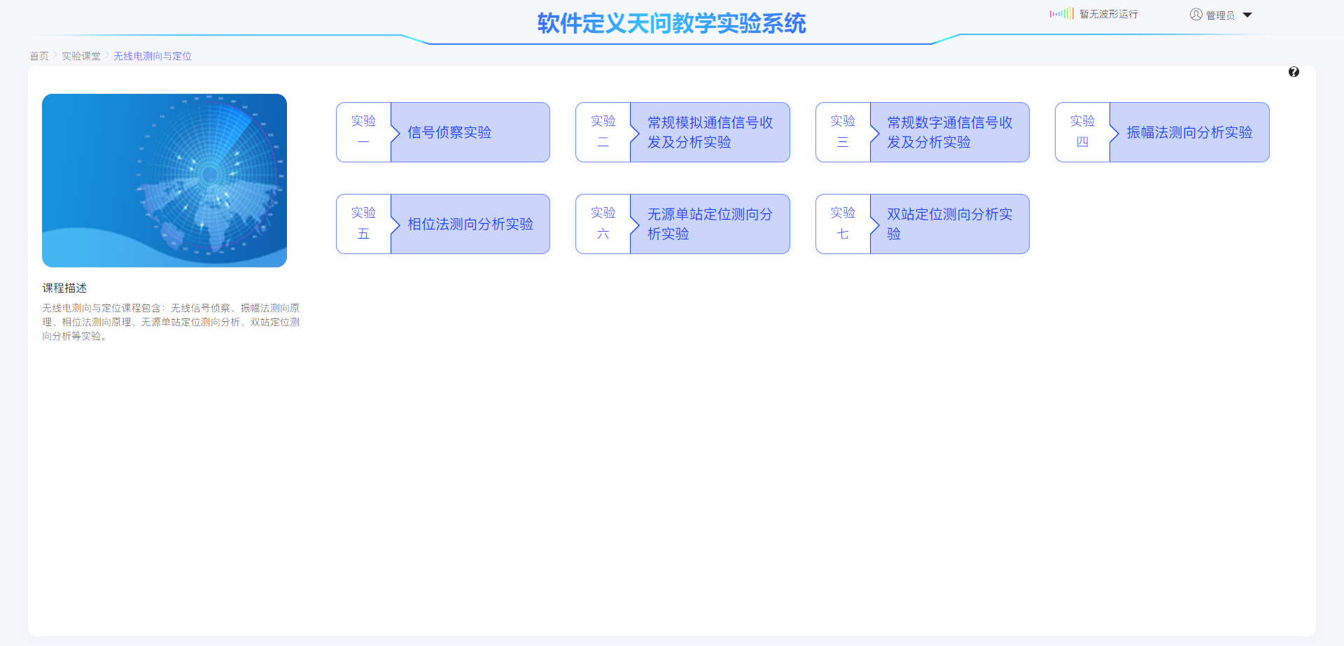 《无线电测向与定位》实验课程 图片 2