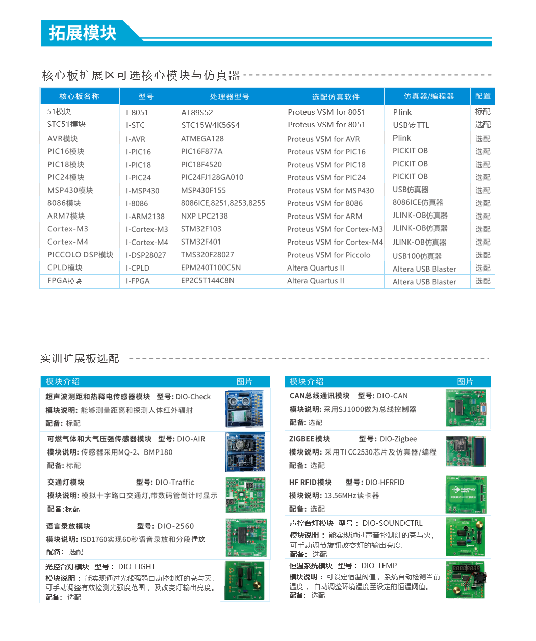 微控制器仿真实验实训台 图片 5