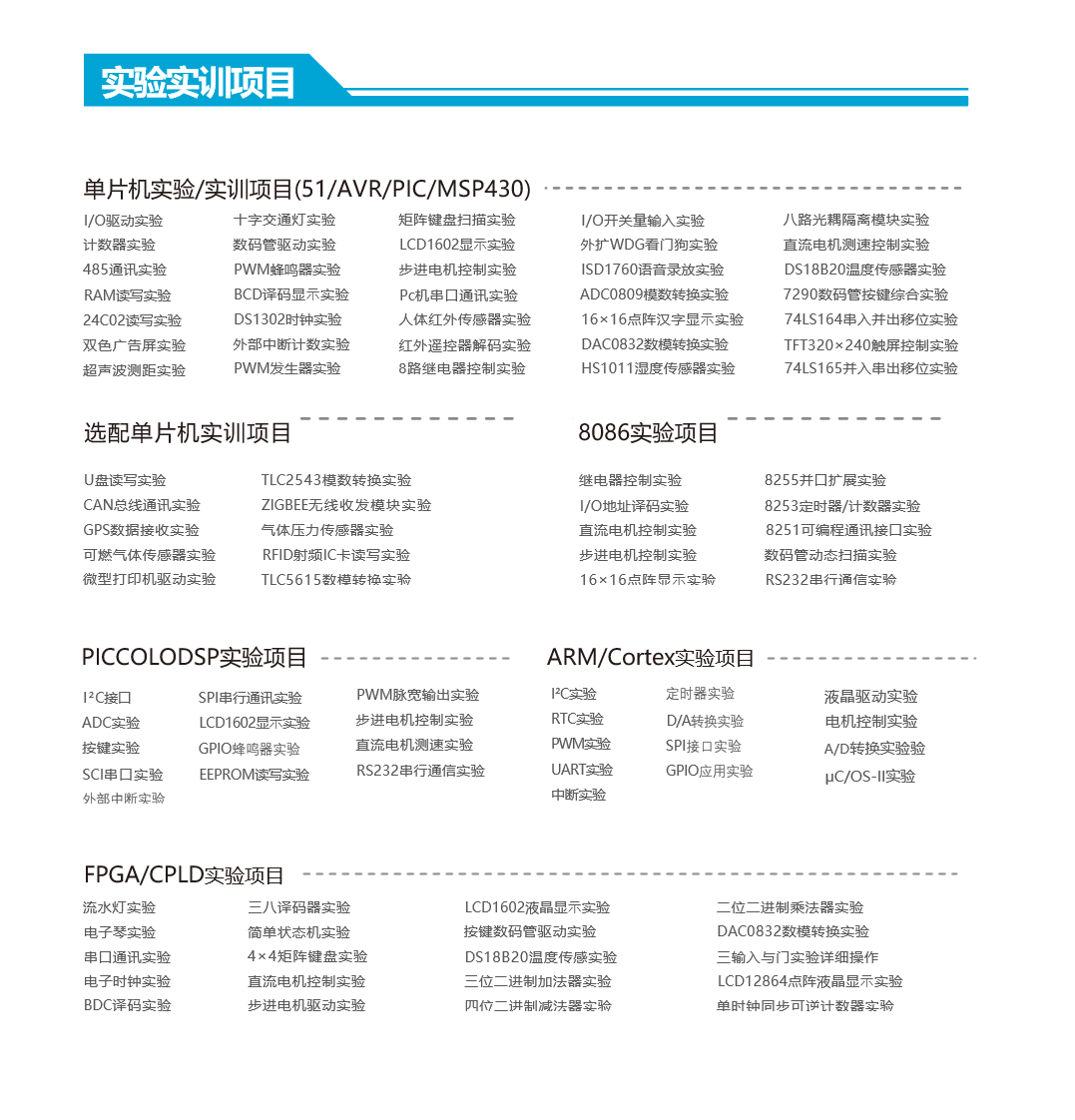 微控制器仿真实验实训台 图片 6