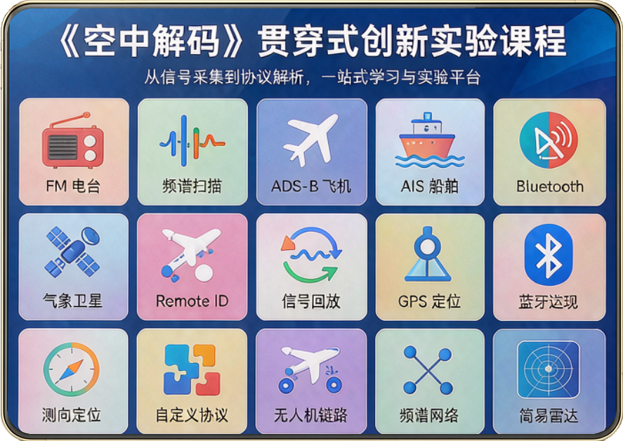 《空中解码》贯穿式创新实验课程 解决方案